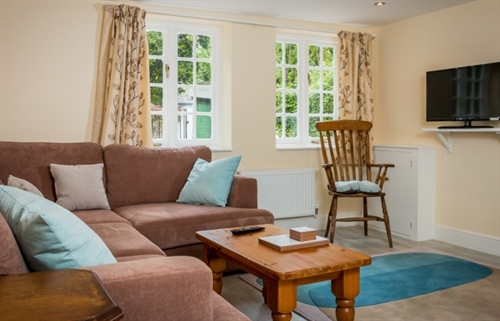 Living room at Vicarage Cottage